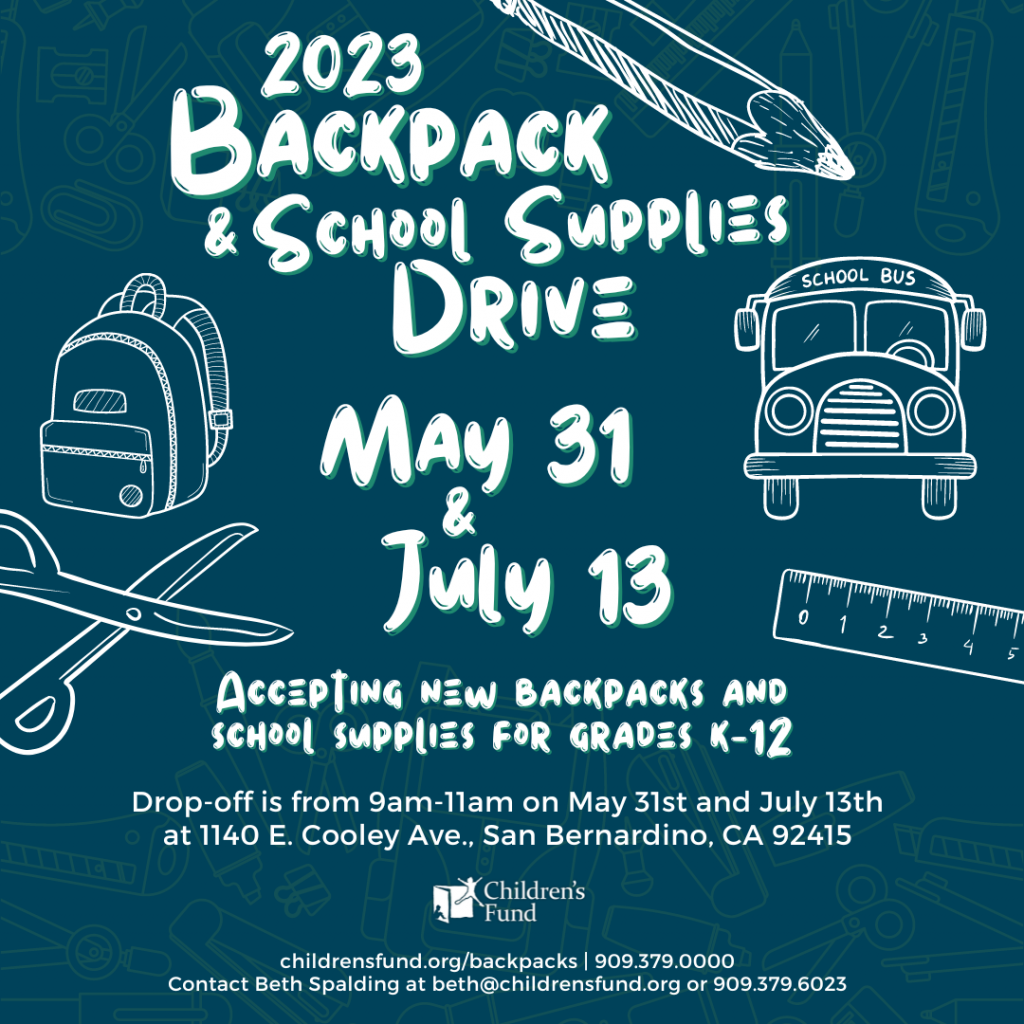 Back-to-School Supply Drive - Child Guidance Center