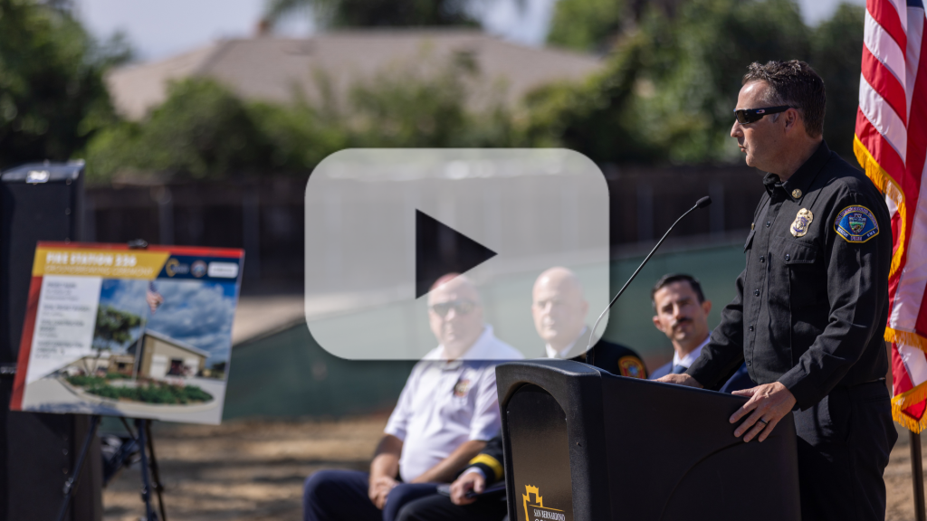 County Fire Breaks Ground On A New Fire Station In The City Of San ...