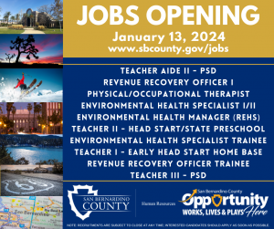 San Bernardino County jobs – Welcome to San Bernardino County