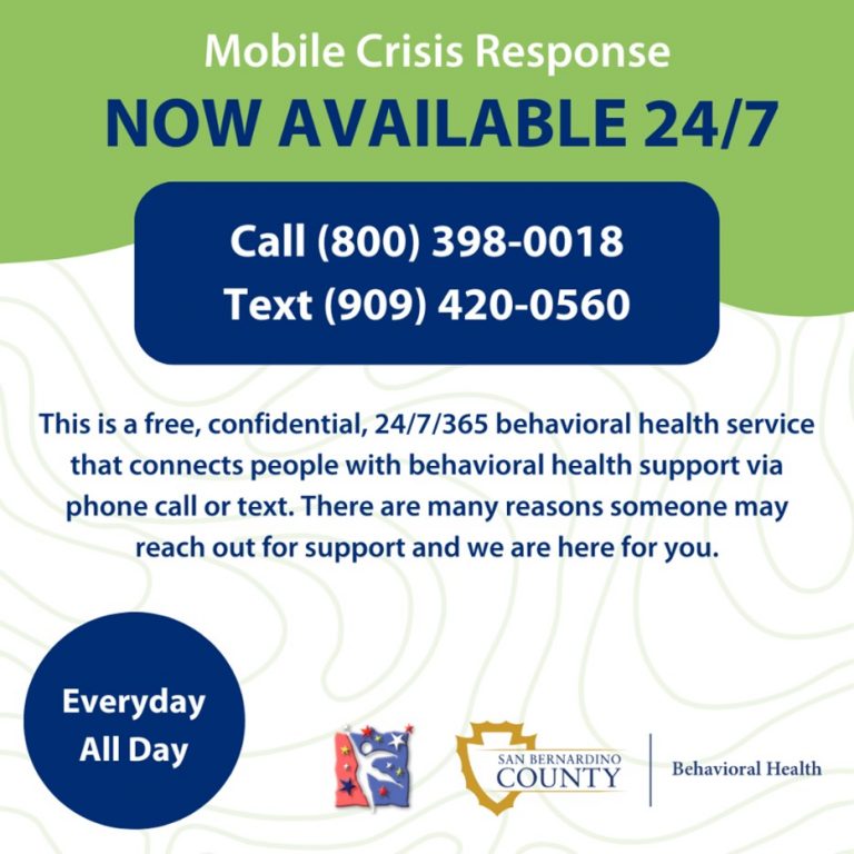 Mobile Crisis Response for Behavioral Health now available 24/7/365