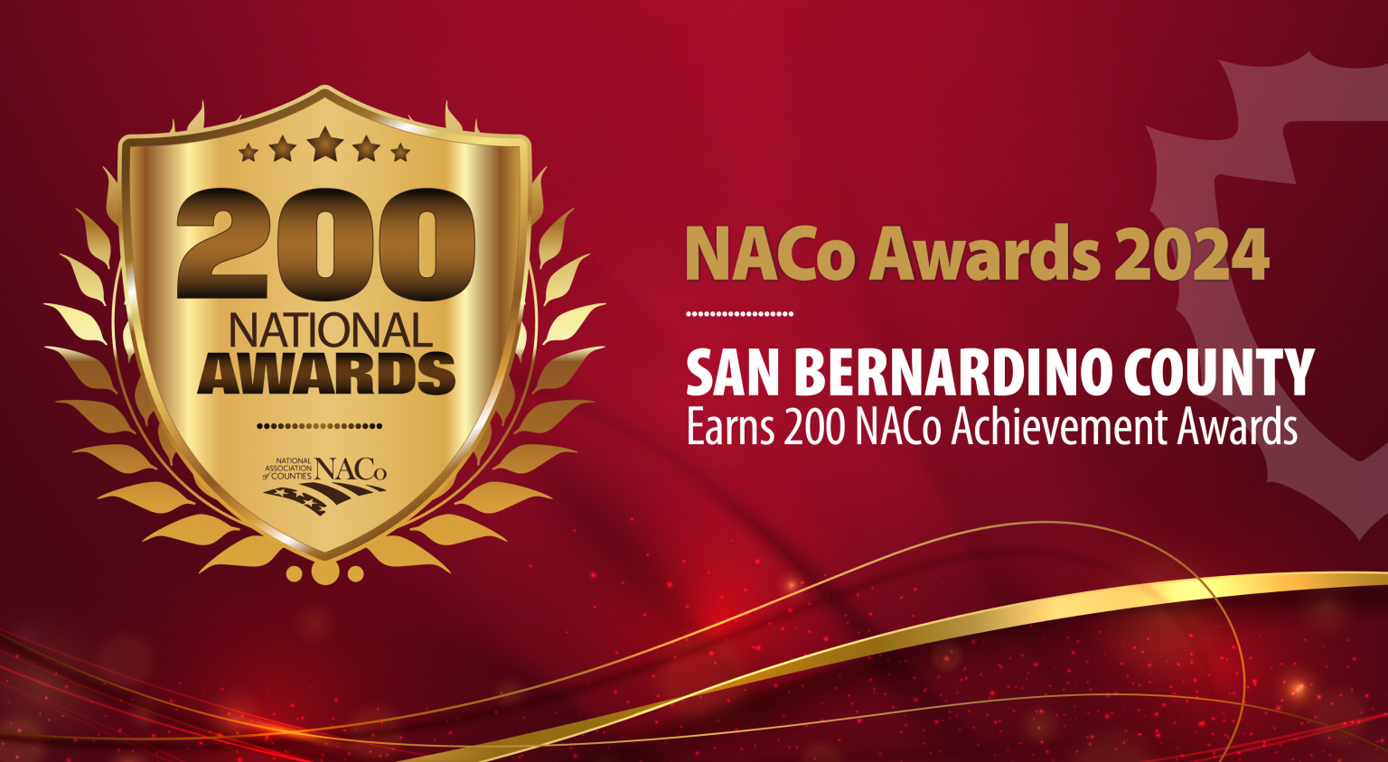 San Bernardino County leads the nation again with 200 NACo Achievement