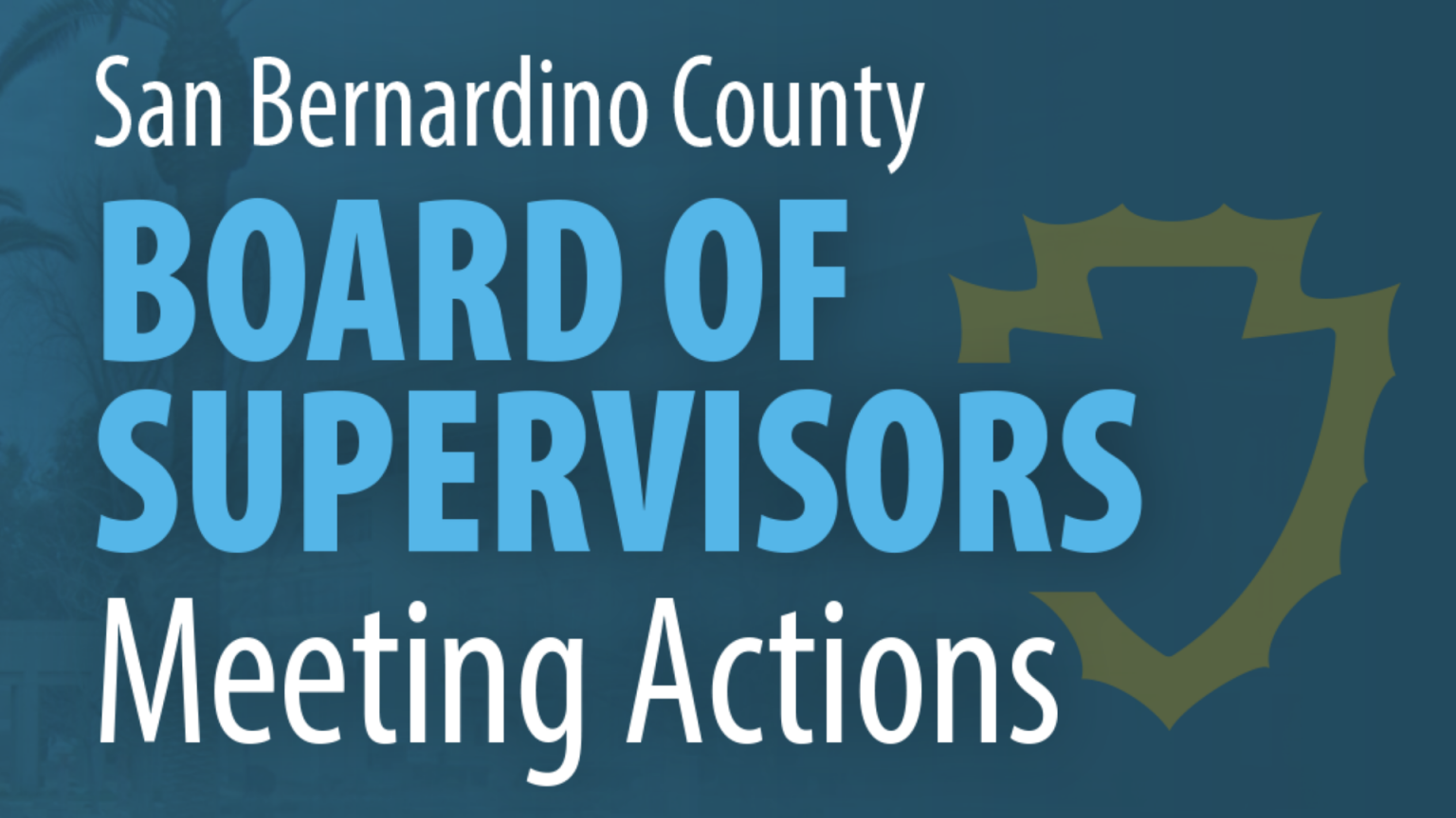Board of Supervisors - Category - Welcome to San Bernardino County