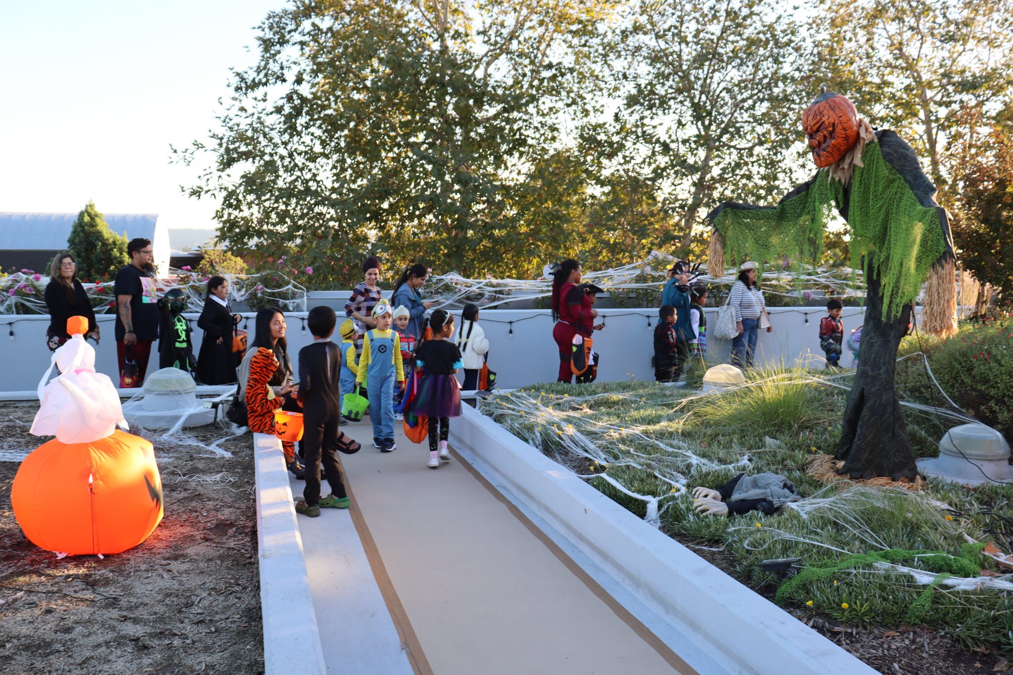 Halloween rooftop event success at Highland Library to San