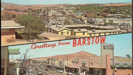 Postcard of Barstow from the 1950s.