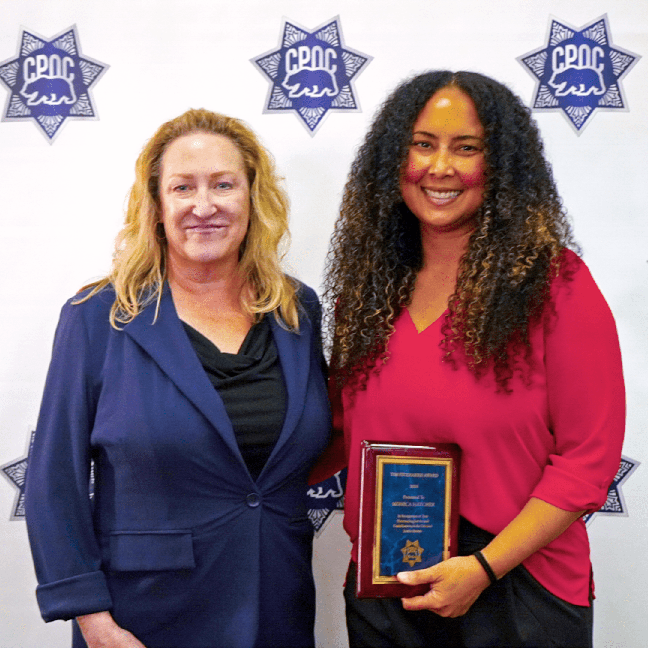 San Bernardino County Probation Department professional staff honored with prestigious Tim Fitzharris award