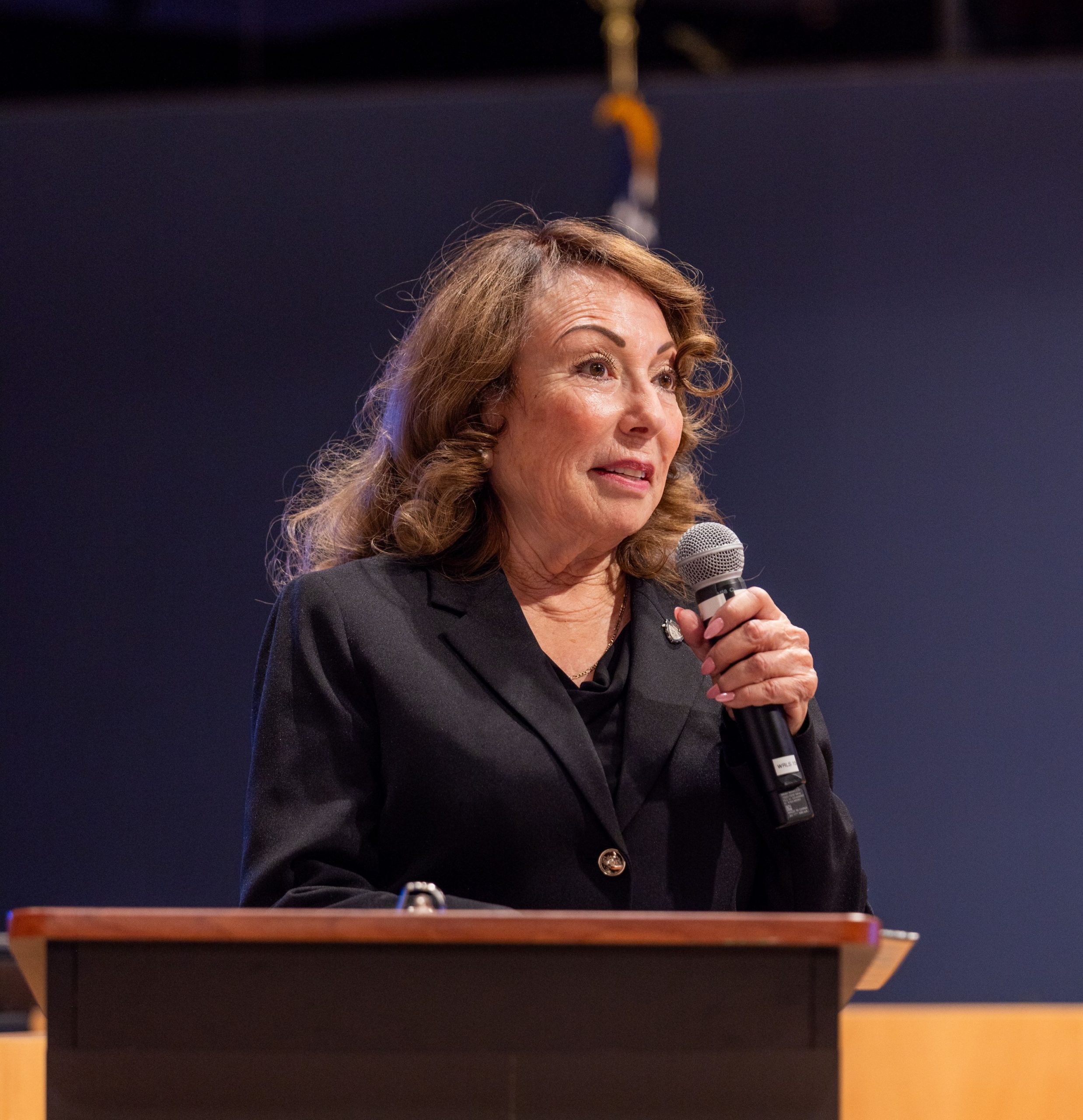 Assessor-Recorder-County Clerk Josie Gonzales speaks to those who attended her oath of office ceremony on Monday, Jan. 6.