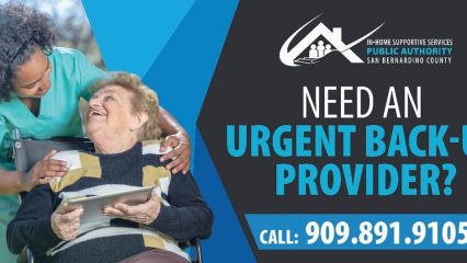 Need an urgent back-up provider? SBCareJobs.sbcounty.gov.