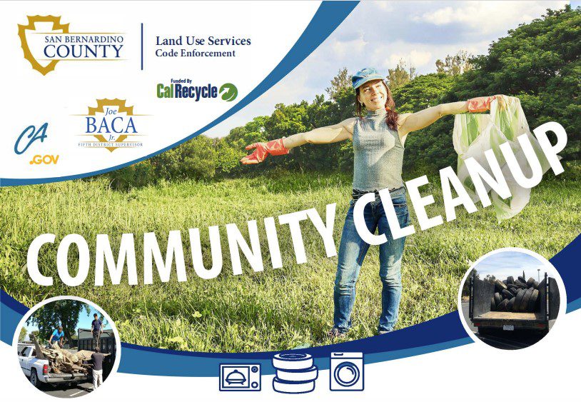 Residents of the unincorporated county area have the chance to participate in a free outdoor cleanup event!  