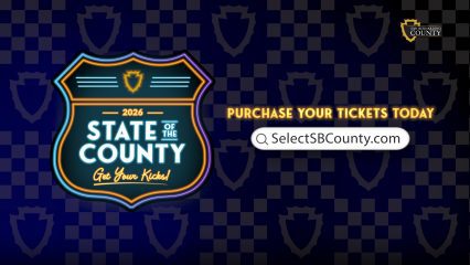 2026 State of the County graphic invites attendees to purchase tickets at SelectSBCounty.com.