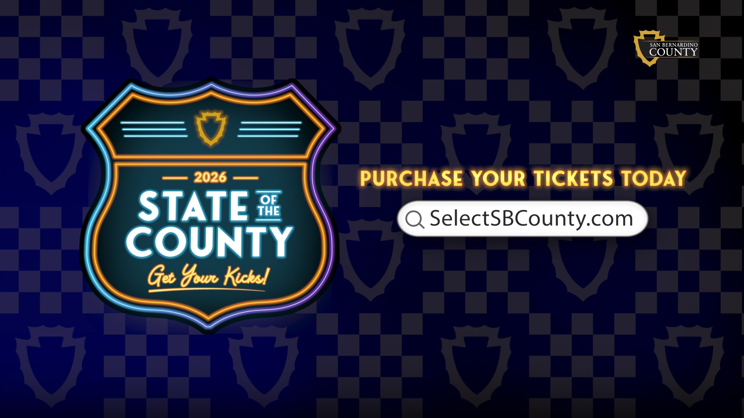 2026 State of the County graphic invites attendees to purchase tickets at SelectSBCounty.com.