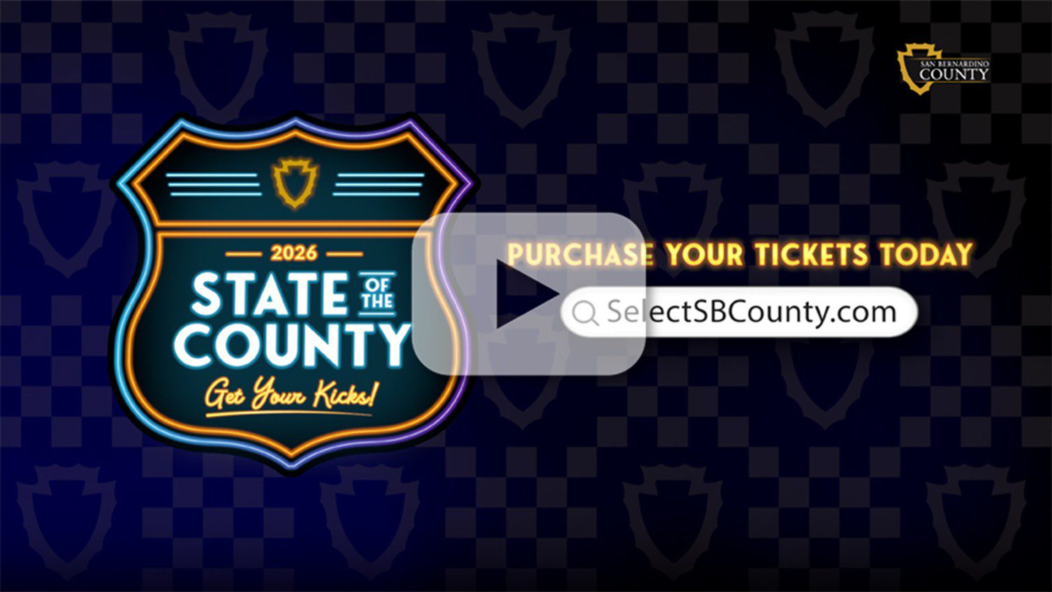 Promotional video inviting viewers to attend the 2026 State of the County on October 8 in Ontario.